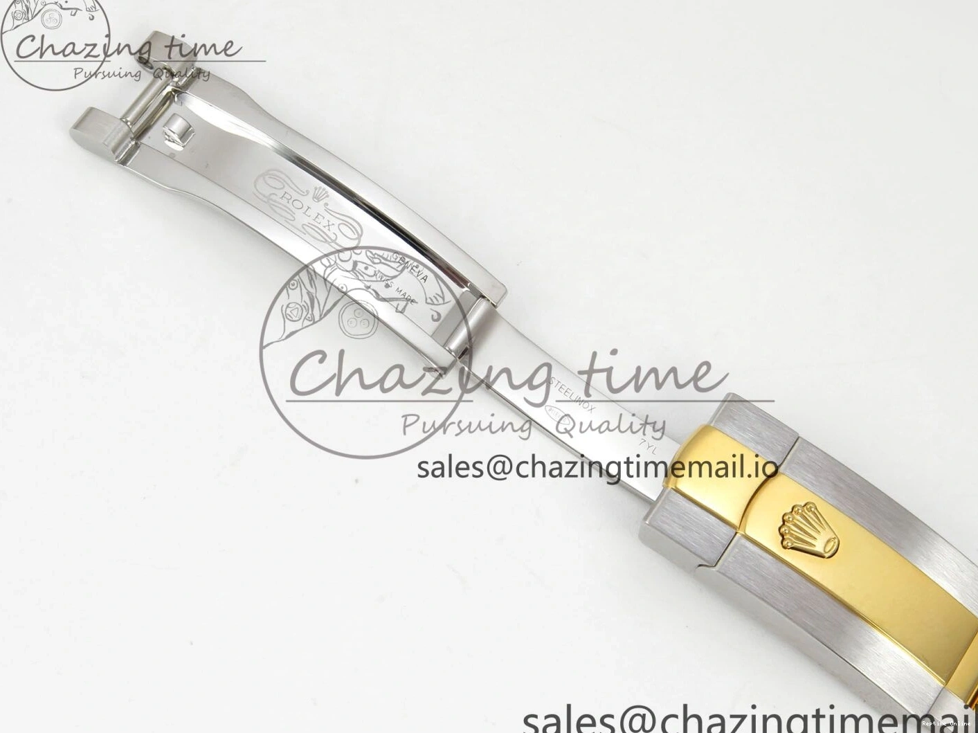 0401 DateJust 31 278383RBR THBF 1:1 Best Edition 904L Steel White Roman Dial Diamonds Bezel on SS YG Oyster Bracelet HZ Cal. Minimalist 44